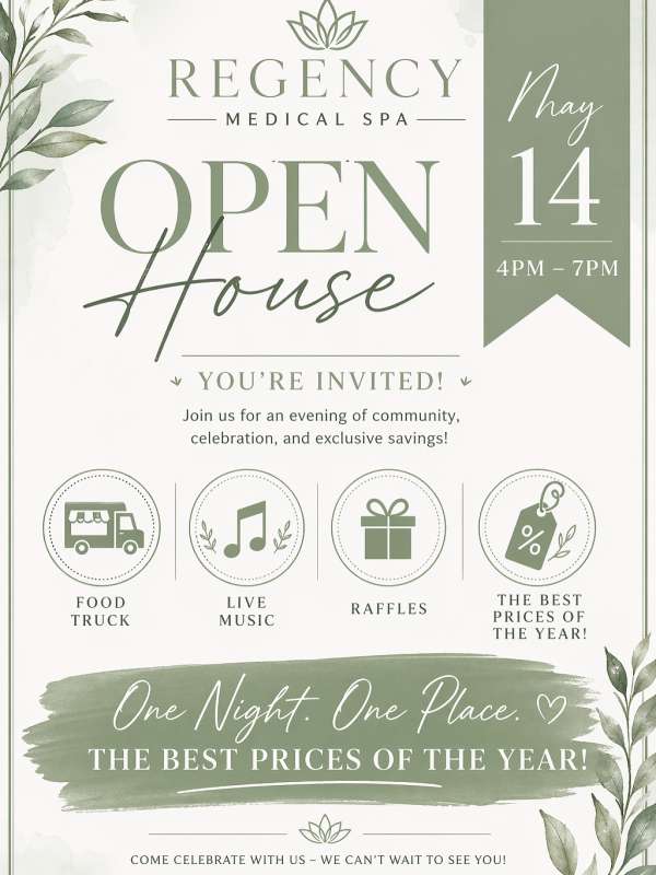 Open House at Regency Medical Spa and Hair Restoration Clinic Located in Barrington, IL